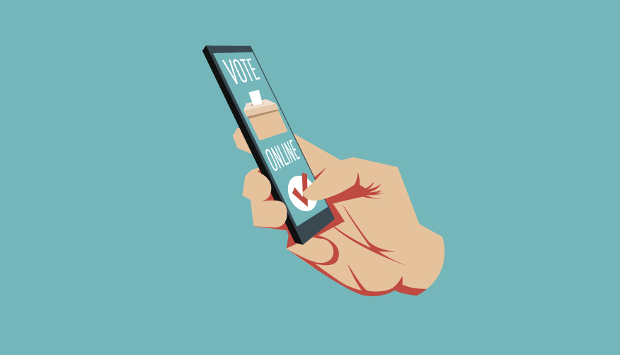 hand holding phone