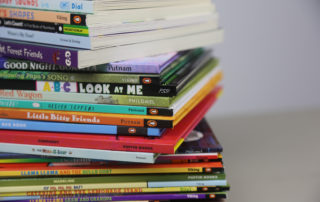 stack of childrens books
